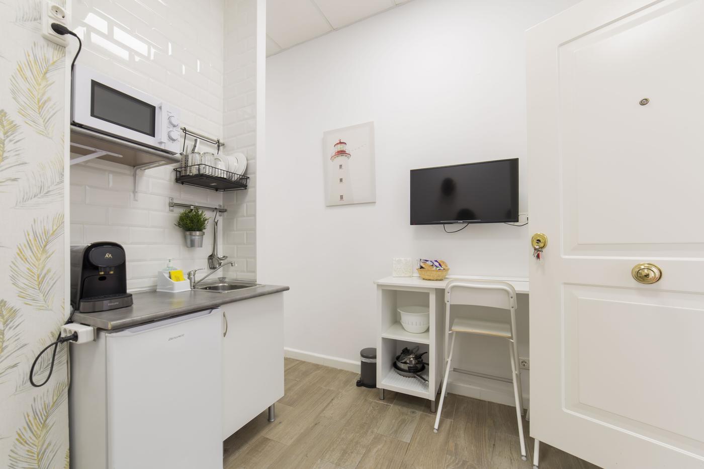 Cocina del apartamento Qurtuba Al-Ándalus