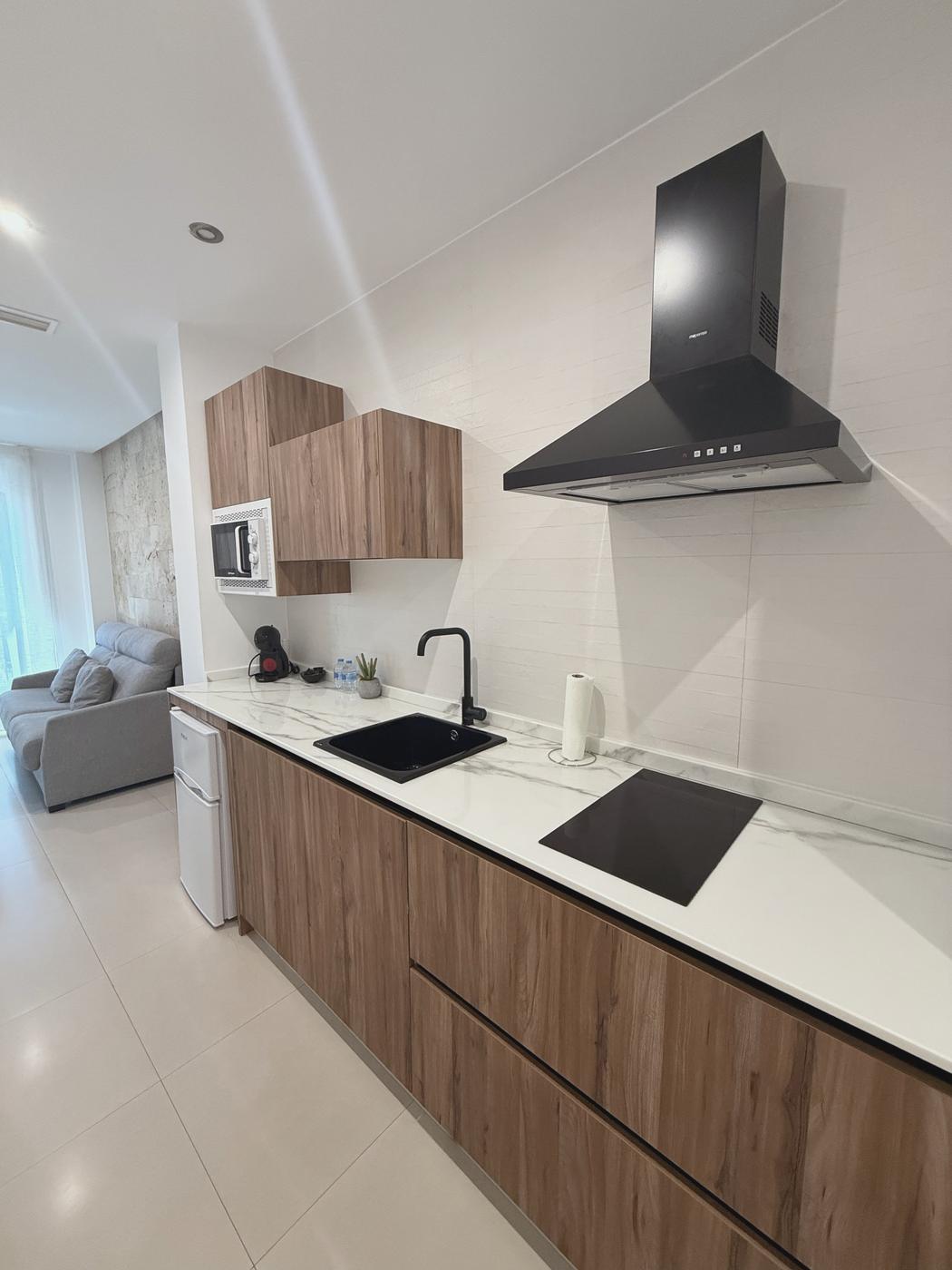 Cocina del apartamento Quercus Quejigo